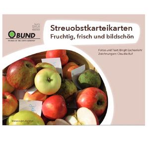 Die Streuobst-Karteikarten des BUND Baden-Württemberg mit alten Apfelsorten.