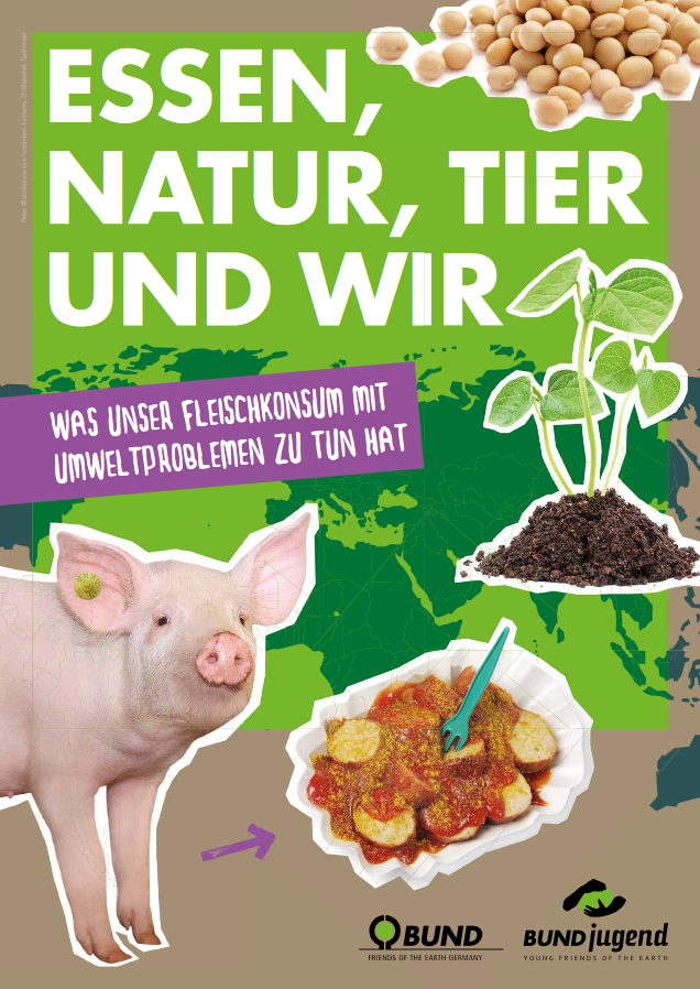 Cover der Publikation "Essen, Natur, Tier und Wir" mit 