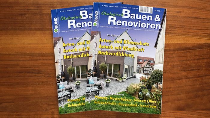 Das Cover des BUND-Jahrbuches "Ökologisch Bauen und Renovieren" 2020.