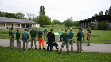 BUND Aktive und Gärtner des zoologisch botanischen Gartens Stuttgart beim Workshop