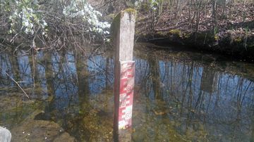 Pegelmesslatte am Mindelsee | 2025