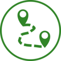 Wegstrecke Icon