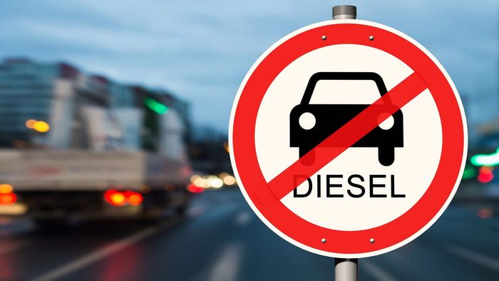 Dieselfahrverbotsschild