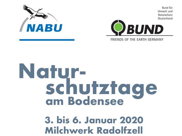 Titelbild für den Flyer Naturschutztage am Bodensee