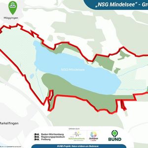 Verlauf der Naturschutzgebiets-Grenze