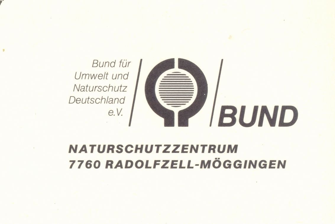Zeichnung BUND Logo + BUND Naturschutzzentrum