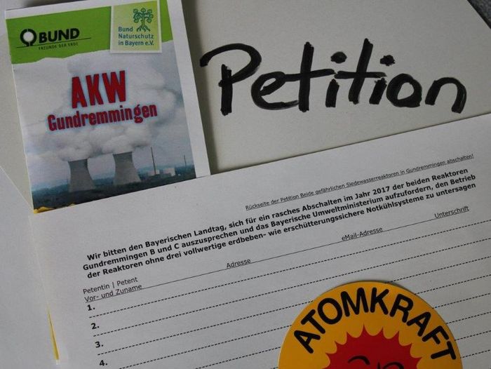 Petition AKW Gundremmingen