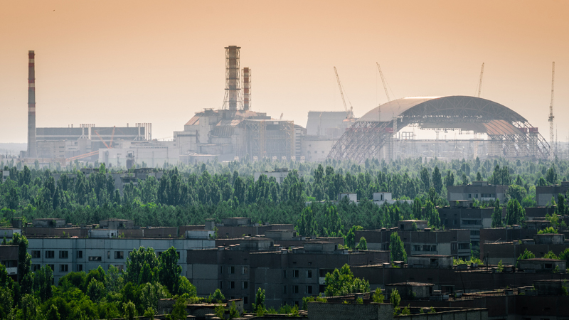 Das Atomkraftwerk Tschernobyl in der Ukraine.