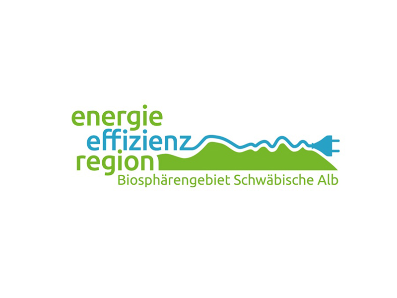 Das Logo der Energieefiizienzregion Biosphärengebiet Schwäbische Alb.