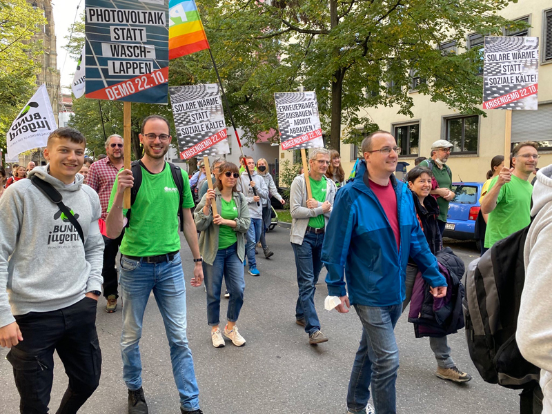 Klimastreik in Stuttgart 2022